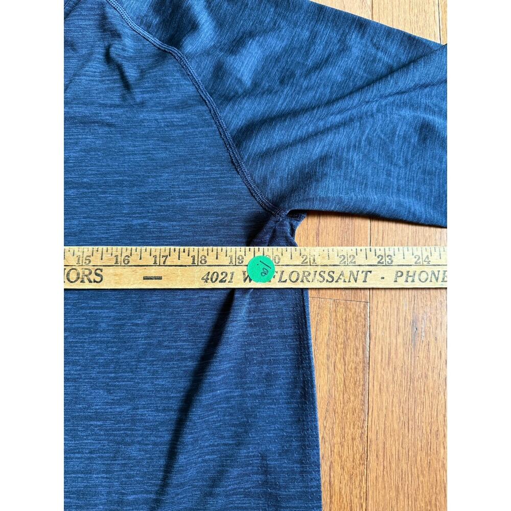 Lululemon | Men’s Blue Henley Metal Vent Tech Long Sleeve Activewear Workout - Picture 9 of 12